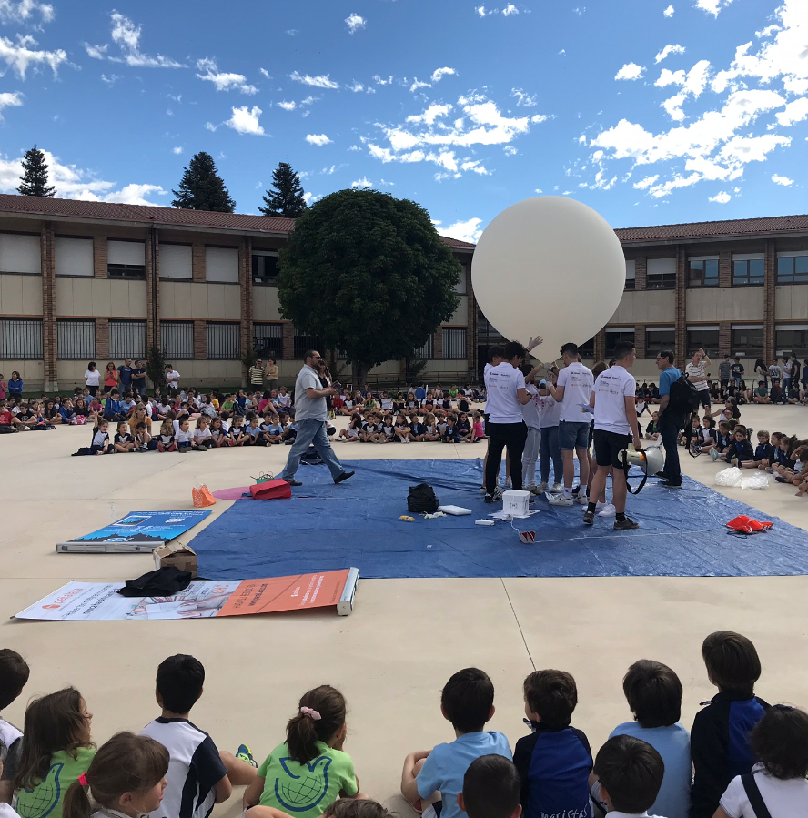 Globo a la estratosfera